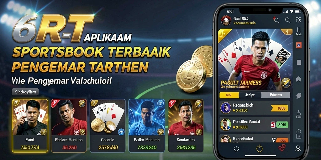 Tampilan gameplay menarik dan interaktif dari aplikasi Sportsbook 6RT.