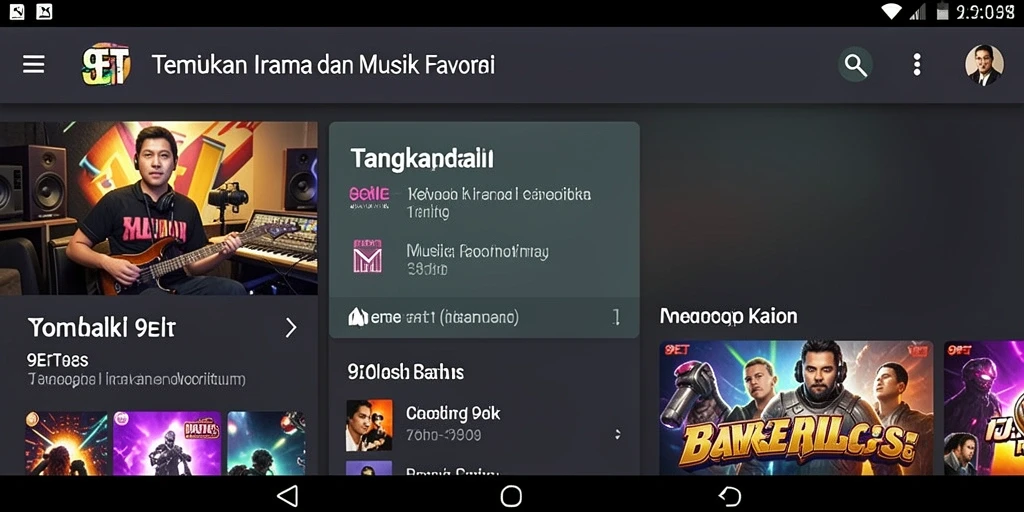Tampilan gameplay <strong>9ET</strong> dengan irama yang mengasyikkan dan tantangan musik.