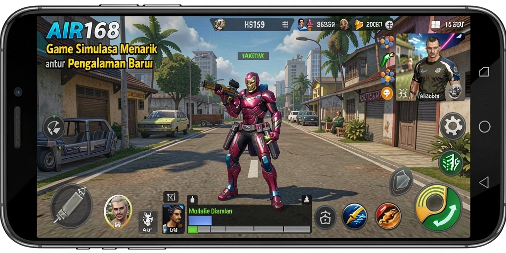 Tampilan gameplay AIR168 yang menarik dan menantang.