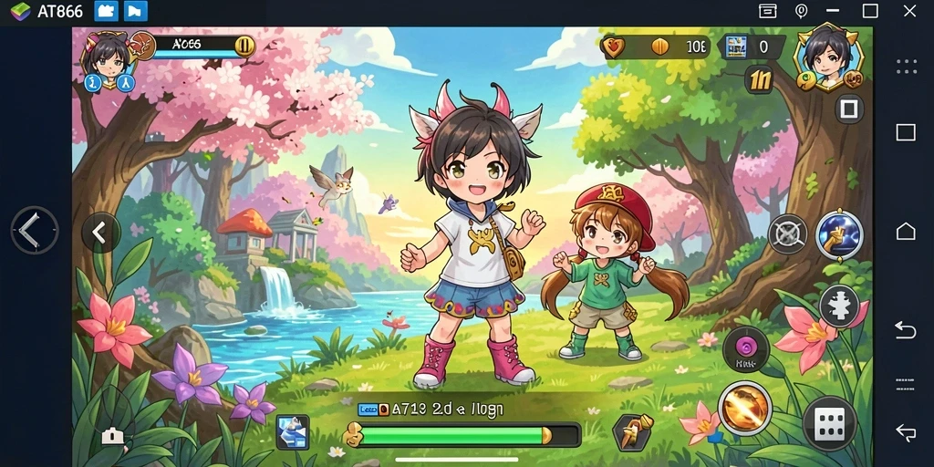 Tampilan menakjubkan dari gameplay Anime di AT866 yang mengasyikkan.