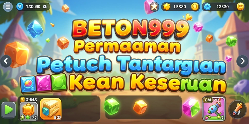 Tampilkan gameplay menantang dalam BETON999 yang mengasyikkan.