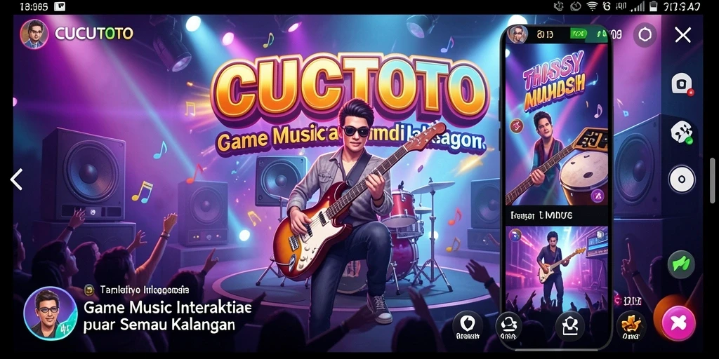 Tampilan gameplay CUCUTOTO yang interaktif dan mendebarkan.