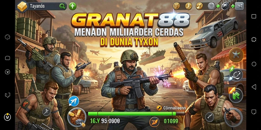 Tampilan gameplay yang menarik dan strategis di GRANAT88.