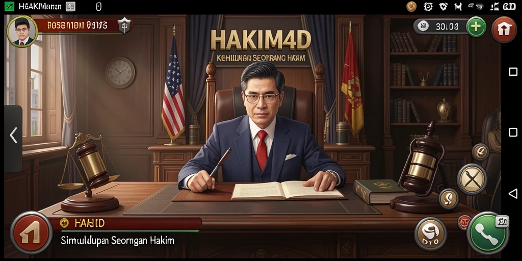 Tampilan gameplay HAKIM4D yang menarik dan mendetail.