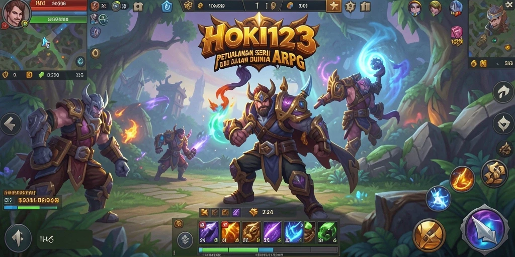 Tangkapan layar <strong>HOKI123</strong> menampilkan aksi gameplay ARPG yang mendebarkan.