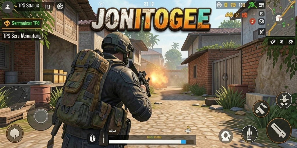 Tampilan gameplay seru dalam JONITOGEL dengan aksi menegangkan.
