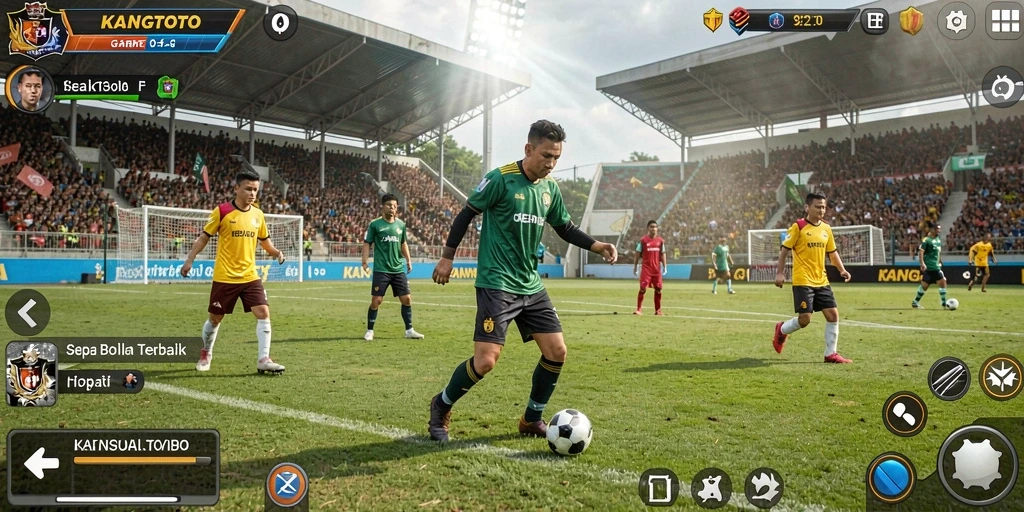 Tampilan gameplay <strong>KANGTOTO</strong> yang mendebarkan saat pertandingan berlangsung.