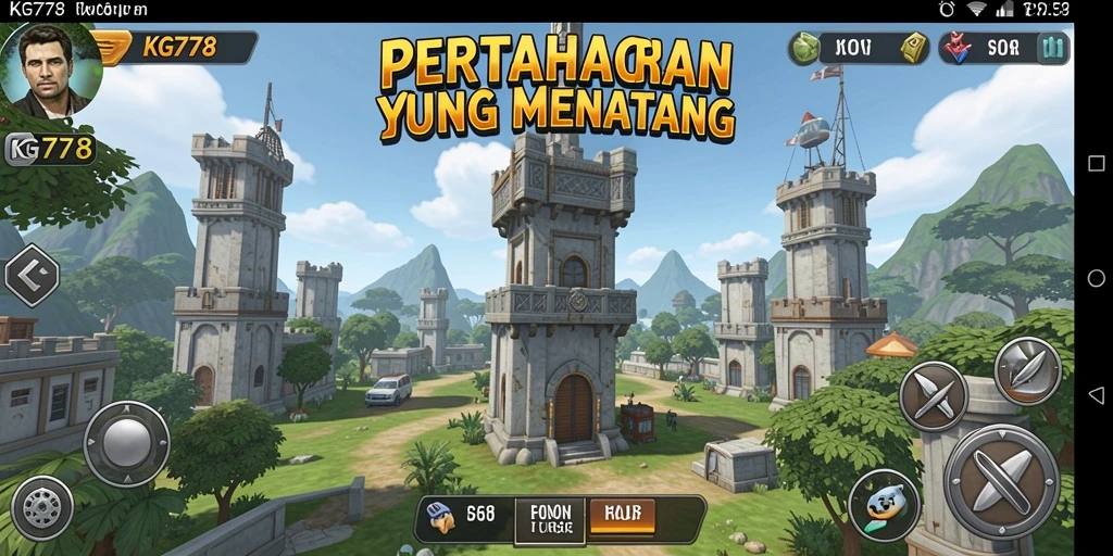Gameplay menantang di KG778 dengan strategi Tower Defense.