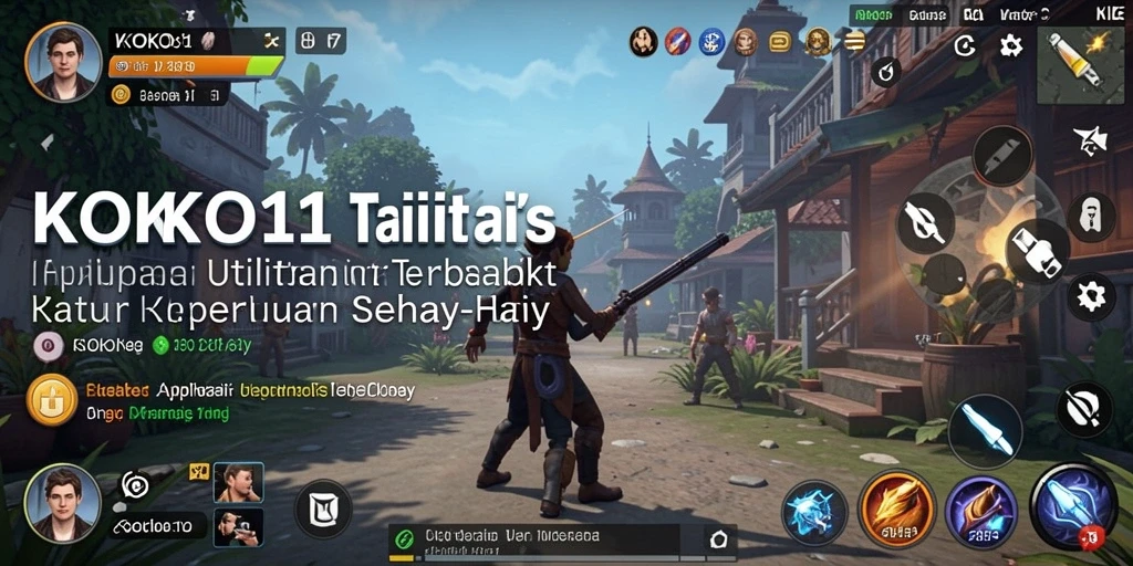 Tampilan intuitif dari aplikasi KOKO11 dengan berbagai fitur utilitas.