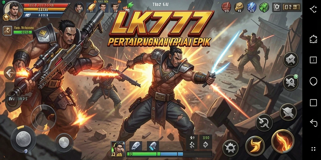 Tangkapan layar menampilkan gameplay aksi menegangkan dari LK777.