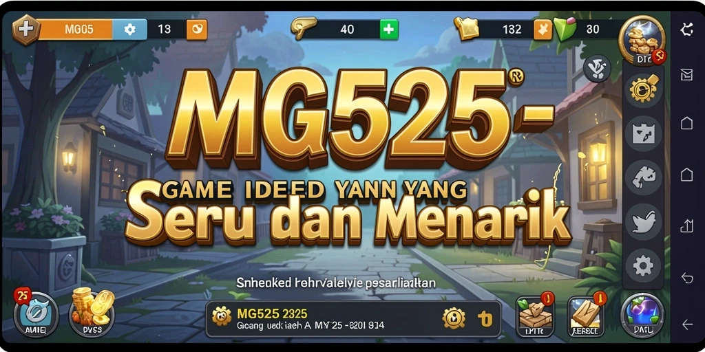 Screenshot gameplay MG525 yang menunjukkan momen seru saat bermain Idle.