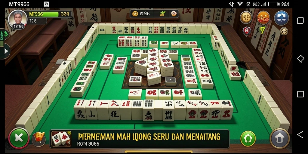 Tampilan gameplay seru dengan grafis menarik di MT966.
