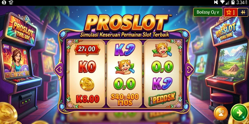 Tampilan menawan dan gameplay menarik dari PROSLOT yang menambah keseruan.