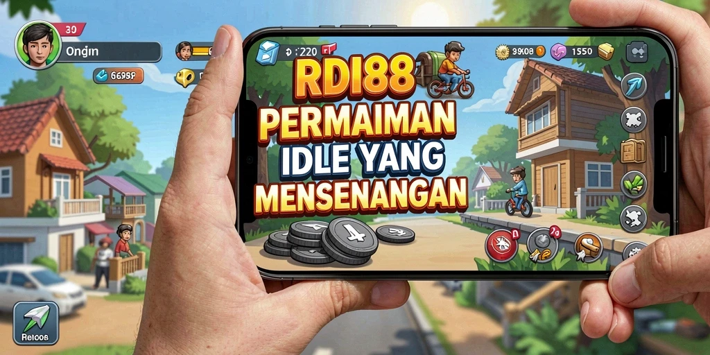 Tampilan screenshot <strong>RDI88</strong> menunjukkan fokus gameplay Idle yang menyenangkan.