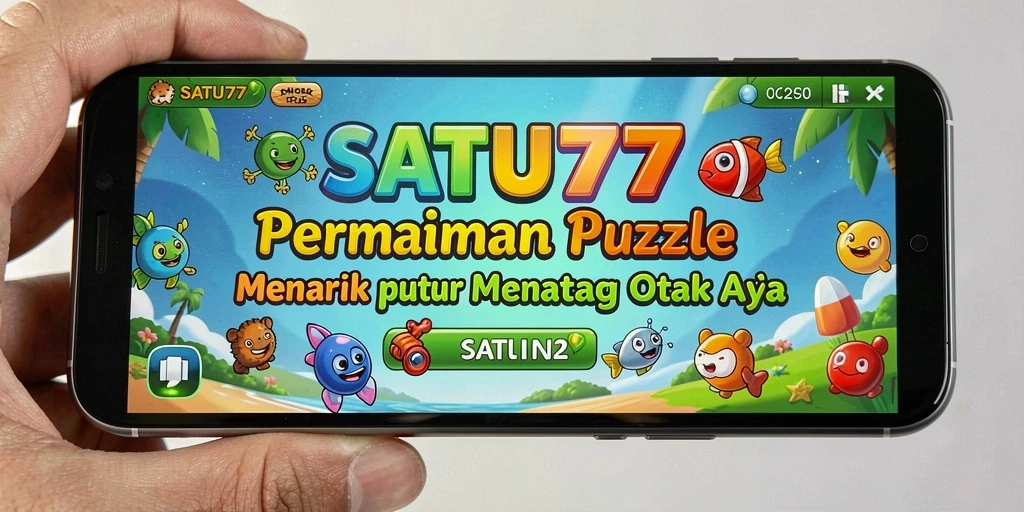 Screenshot gameplay SATU77 menampilkan tantangan puzzle yang menarik.