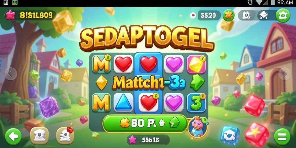 Tangkapan layar gameplay SEDAPTOGEL yang seru dan menarik.