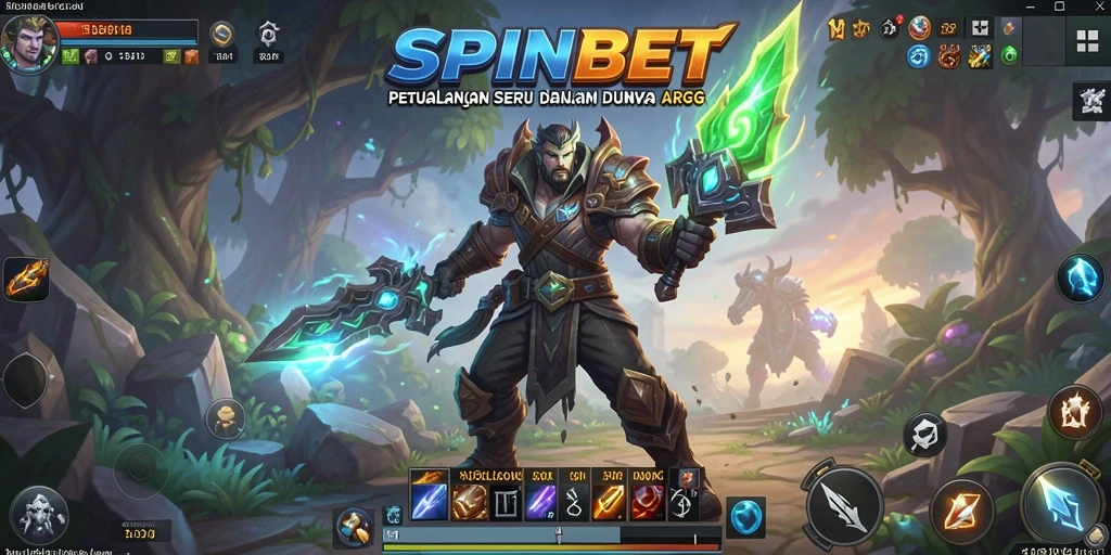 Tampilan gameplay ARPG SPINBET yang menarik dan dinamis.