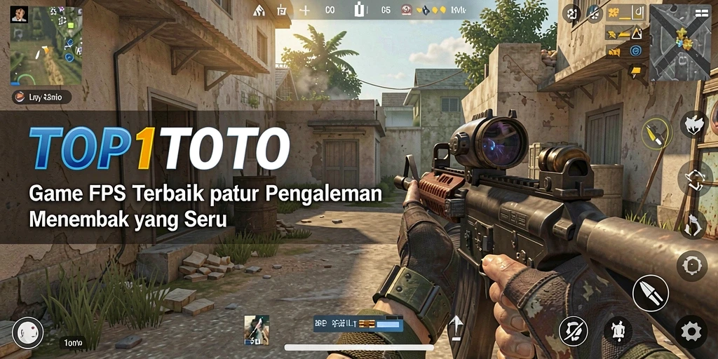 Screenshot gameplay TOP1TOTO dengan aksi menembak seru dan grafis menakjubkan.